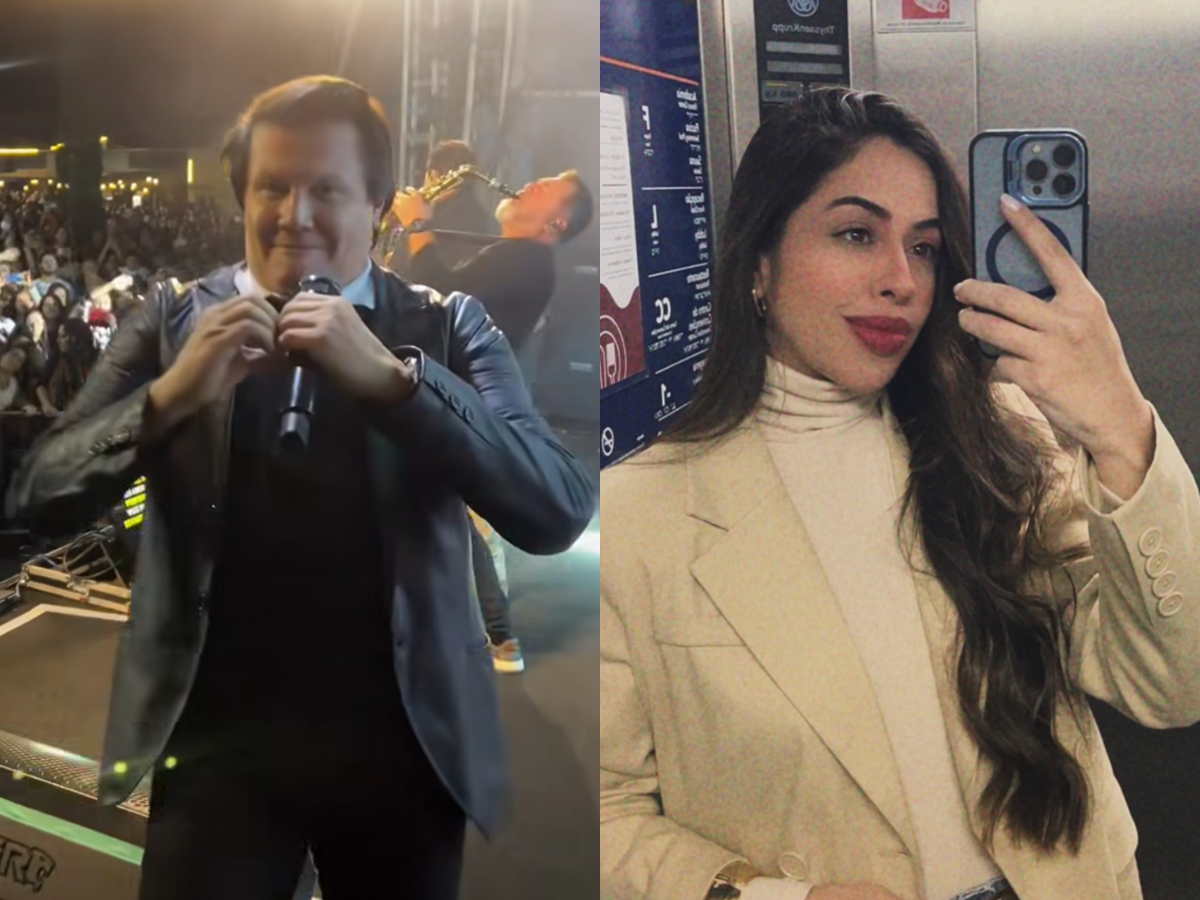 Giovani celebra novo amor em show após 26 anos de casamento