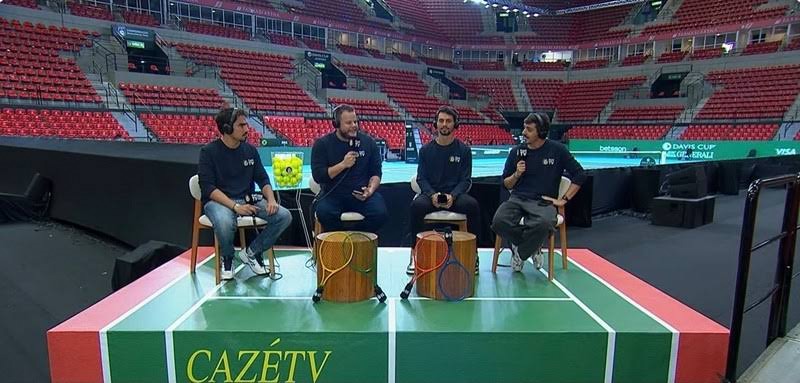 CazéTV lança cobertura exclusiva para a Copa Davis no Rio de Janeiro